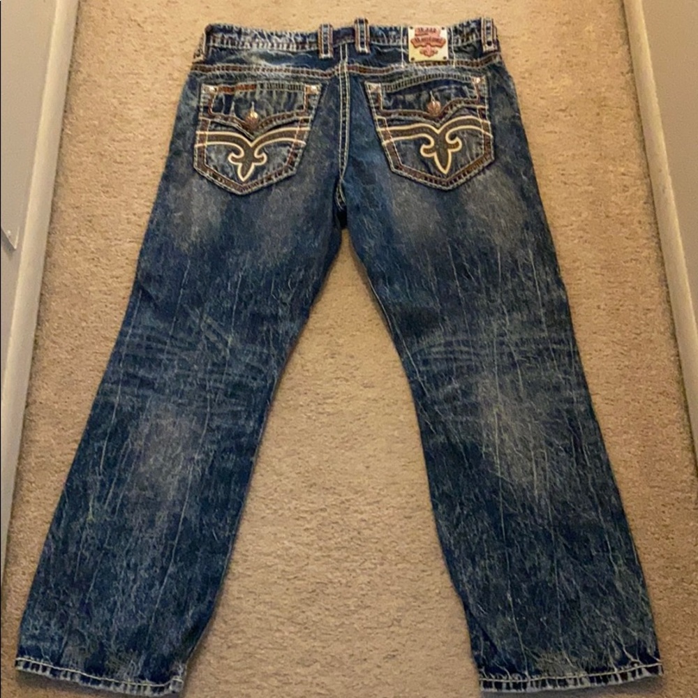 Rock Revival 36x30 straight leg jeans.